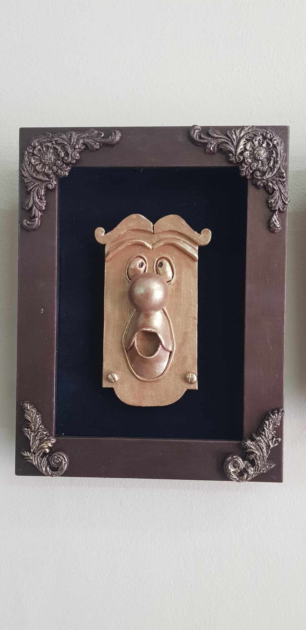 Doorknob In Wonderland| handgefertigter Rahmen| 17x21