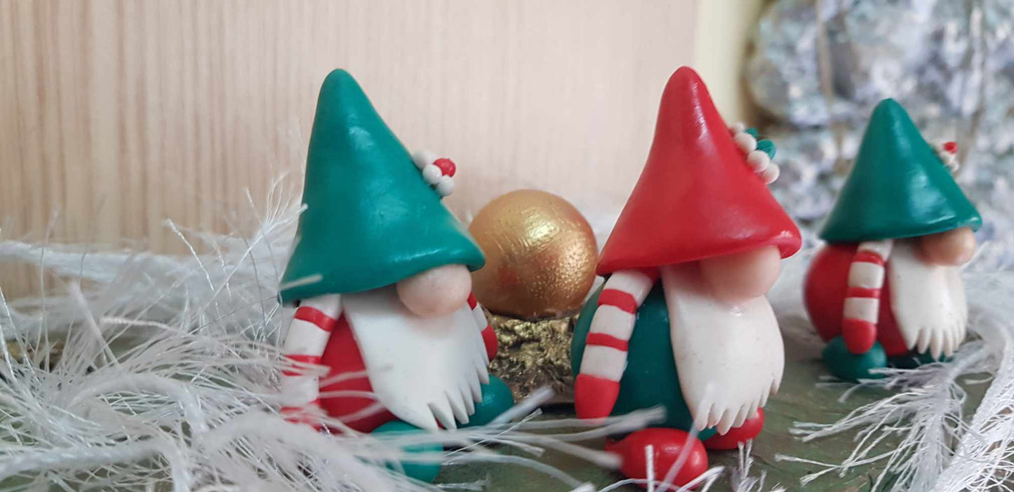 Striped X-Mas Gnomes | Set of 4 pieces