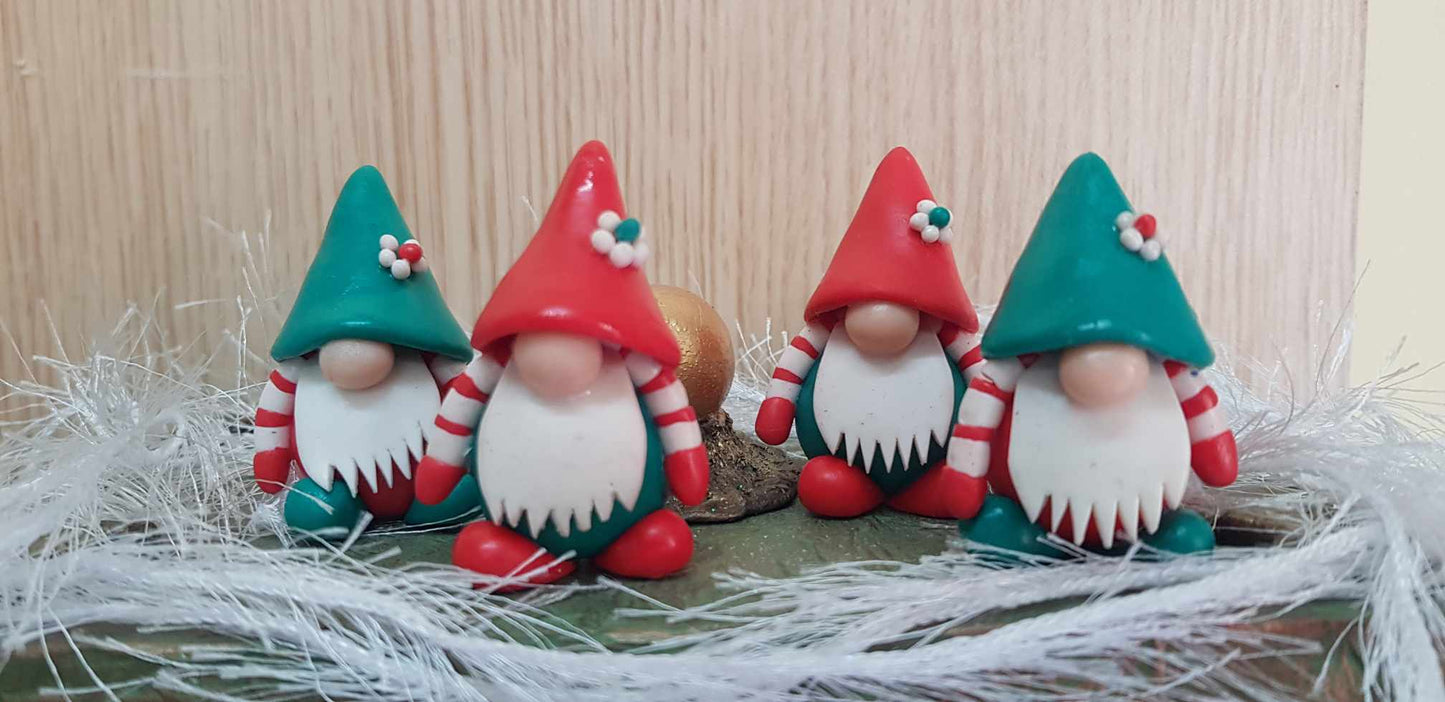 Striped X-Mas Gnomes | Set of 4 pieces